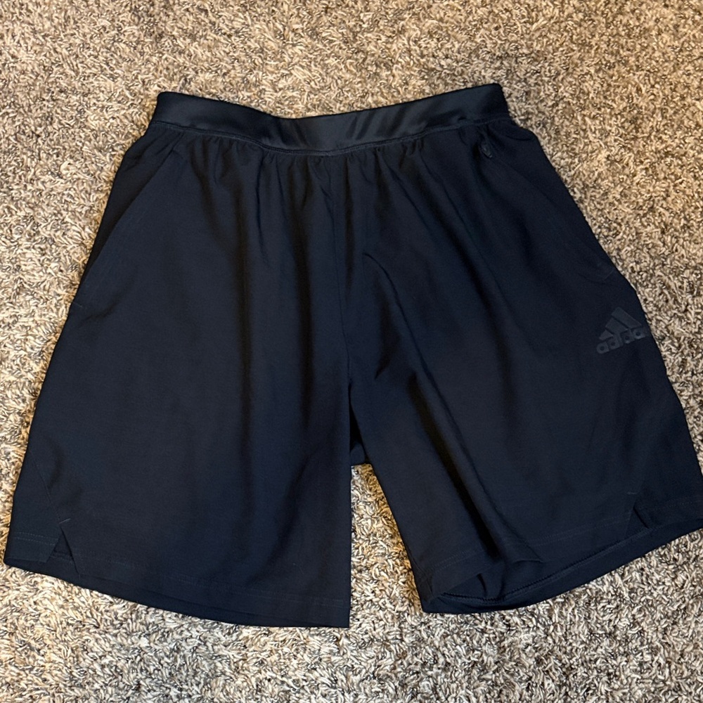 Adidas Men's Aeroready Black Athletic Shorts Size Large
